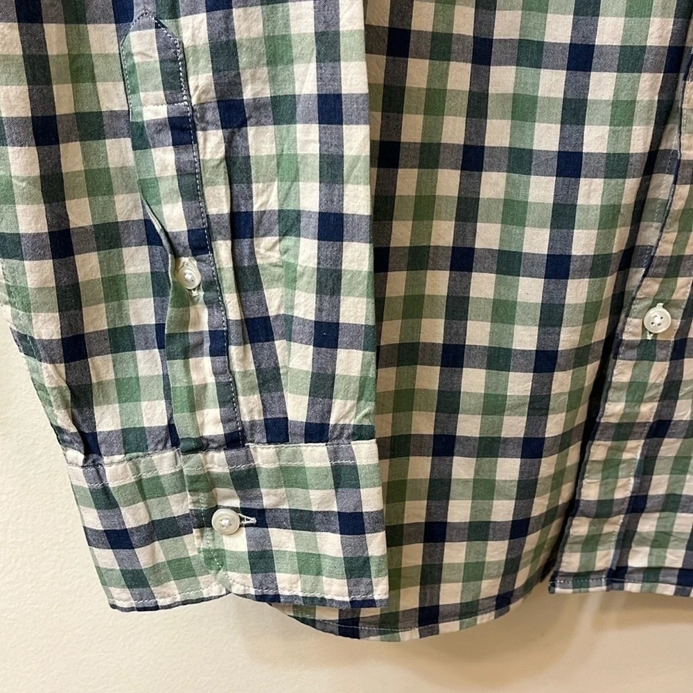 J. Crew Secret Wash Organic Cotton Slim Shirt Large